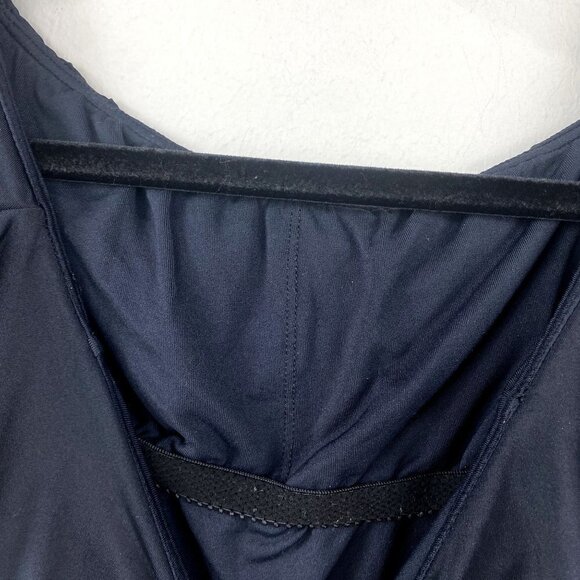 Trina Turk Off the Shoulder One-Piece Swimsuit Black 6 - Picture 8 of 10